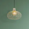NOWA Suspension salle à manger tiges métalliques couleur crème E27 H 150 cm