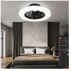 Globo Ventilateur de plafond avec lumière et télécommande Plafonnier silencieux avec ventilateur à intensité variable, minuterie de veilleuse cct effet