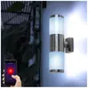 Globo Lighting - Applique murale d'extérieur Up Down en acier inoxydab...