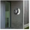 Applique murale led anneau design spot en aluminium éclairage de façad...