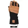 Lenz Think About Ski Handschoenen, zwart-bruin, afmeting XL voor man