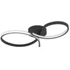 EGLO Serpins Plafondlamp - LED - 60 cm - Zwart|Wit