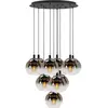 EGLO Ariscani 1 Hanglamp - E27 - Ø 65.5 cm - Zwart/Koper