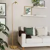 EGLO Rigomagno Vloerlamp - GU10 - 151 cm - Goud - Kantelbaar