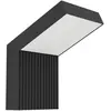 EGLO Grottazzolina Wandlamp Buiten - LED - 17.5 cm - Zwart/Melkkleurig