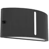 EGLO Poggiarello Wandlamp Buiten - E14 - 22 cm - Zwart