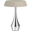 EGLO Turcio Tafellamp - Oplaadbaar - 20 cm - Chroom/Zandkleur/Beige - ...