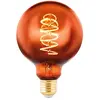 EGLO LED Lamp - E27 - Ø 9,5 cm - Koper - 2000K - Dimbaar