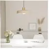 EGLO Valdiola Hanglamp - E27 - Ø 36 cm - Beige|Goud - Staal