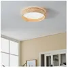 EGLO Luppineria Plafondlamp - LED - Ø 38 cm - Wit/Bruin