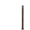 EGLO Helsinki Sokkellamp - Staande lamp Buiten - E27 - 110 cm - Bruin