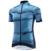 Loeffler fietsshirt korte mouwen W Bike Jersey FZ Barkly HotBond® RF - Blauw