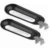 VUSZR Lampadaire Solaire 18 led, Lampe Solaire extérieure 180° Grand A...