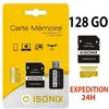 ISONIX Cartes Mémoire Micro sd 128 GO micro SDXC/SDHC Classe 10 UHS-I TF JAUNE