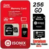 ISONIX Carte Micro-SD 256 Go classe 10 au Formate SDXC/SDHC smartphone...
