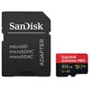 SanDisk Extreme PRO Carte mémoire microSDXC + adaptateur SD jusqu'à 170 Mo/s, classe de vitesse UHS 3 (U3), V30 512 Go