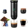 ZEAICOS Cafetière portable 3-en-1 rechargeable Ness-preso/Dolce-Gusto/...