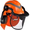 Casque de sécurité de protection individuelle intégral avec visière pa...