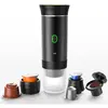 PIMPIMSKY Machine à café, cafetière portable pour les voyages, machine à café expresso portable électrique sans fil pour voiture et maison,