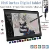 Tablettes Graphiques,Tablette de dessin graphique professionnelle 10x6 pouces,12 touches Express,8192 niveaux,stylet [C656561027]
