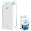 BEIJIYI Deshumidificateur d air, Mini Déshumidificateur D'intérieur, Anti Humidité Maison Absorbeur D'humidité Electrique