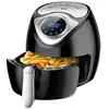 SHTEPIME Friteuse à Air sans Huile 2.6L,1300W, Minuterie,Écran Tactile Température Réglable, Airfryer, Maintien au Chaud,Noir