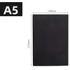 Cahier de note bureau 200 pages carnet A5 ligné (21*14.5cm) - noir