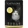 Cat's Love 12 x 85 g pour chat - pur poulet
