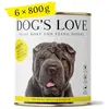 6x 800g Dog's love adulte poulet nourriture pour chien humide