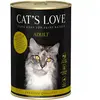 Cat's Love 6 x 400 g pour chat - veau, dinde