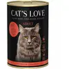 Cat's Love 6 x 400 g pour chat - pur boeuf