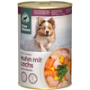 6x 400g Pure Nature Adult poulet, saumon, boeuf nourriture humide pour chien
