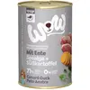 6x 400g WOW senior canard nourriture pour chien humide