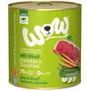 6x 800g WOW Adult boeuf nourriture pour chien humide