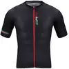 Brn Maillot à Manches Courtes Cross