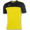 Joma Winner Shirt Korte Mouw Heren - Geel / Zwart | Maat: XL