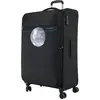 Valise Souple METZELDER Trigone Ultra Leger & Grosse CAPACITE DE Chargement Garantie 1 an L Grande 79x47x32cm 115/130L 3 KG NOIR