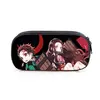Trousse à crayon Demon Slayer Tanjirou Nezuko Noir 20x10x5cm