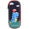 Trousse à crayon pour enfants Dinosaure Noir 22x10x5cm