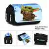 Trousse à crayon Star Wars Baby Yoda Bleu 20x10x7.5cm