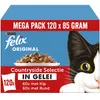 120x85g Jumbopack Felix boeuf, poulet - Pâtée pour chat
