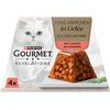 4x57g Gourmet Revelations Fine Cuts saumon nourriture pour chats humid...