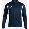 Joma - Sweat pour homme Winner III avec fermeture éclair, Bleu marine/Blanc, XL