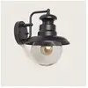 TECHBREY Applique Murale Extérieure Aluminium Lurnea Noir