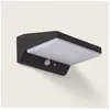 Ledkia Applique Murale Extérieure Solaire Led Aluminium Avec Détecteur...