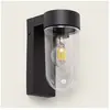 Applique Murale Extérieure Solaire LED 1,5W Aluminium Enzo Noir