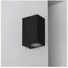 LEDKIA Applique Murale Extérieure Aluminium Miseno Noire Éclairage Dou...