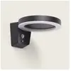 TECHBREY Applique Murale Extérieure Solaire LED 5W Aluminium avec Déte...