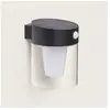 TECHBREY Applique Murale Extérieure Solaire LED 15W Aluminium avec Dét...
