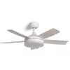 TECHBREY Ventilateur de Plafond Silencieux Patroclo Blanc 106cm Motor ...